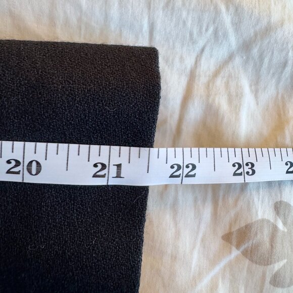 1980s Vintage Black w White Embroidered Trim Skirt and Blazer Suit Set - Picture 14 of 16